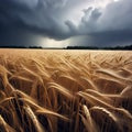 Tempests in the Wheat: A Stormy Encounter in the Fields