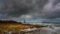 TEMPETE SUR LE CAP DE LA HAGUE - Cloudy sky on the Channel coast