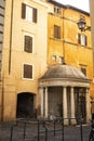 Tempietto del carmelo in the old ghetto of Rome