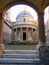 Tempietto of San Pietro in Montorio of the Bramante to Rome in Italy.