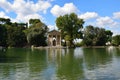 Tempio di Esculapio - Temple of Asclepius in the Villa Borghese Park in Rome, Italy