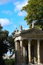 Tempio di Esculapio - Temple of Asclepius in the Villa Borghese Park in Rome, Italy