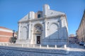 The Tempio Malatestiano (Italian Malatesta Temple) is the cathed