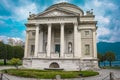 Tempio Voltiano, a museum in  Como, Italy Royalty Free Stock Photo