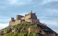 The Templar castle of Monzon. Of Arab origin 10th century Huesca Spain