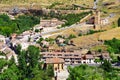 Landscape of the surroundings of Segovia. The Church of la Vera Cruz - the ancient templar church.