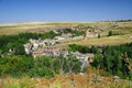 Landscape of the surroundings of Segovia. The Church of la Vera Cruz - the ancient templar church.