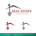 Key Real Estate Vector Icon Logo Template Illustration Design. Vector EPS 10. Royalty Free Stock Photo