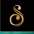 S Letter Elegant Icon Vector Logo Template Illustration Design. Vector EPS 10.