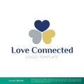 Love Flower Ornamental Vector Icon Logo Template Illustration Design. Vector EPS 10. Royalty Free Stock Photo