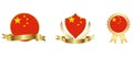 China Flag icon . web icon set . icons collection flat. Simple vector illustration. Royalty Free Stock Photo