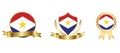 Saba Flag icon . web icon set . icons collection flat. Simple vector illustration. Royalty Free Stock Photo
