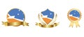 Tierra del fuego province argentina Flag icon . web icon set . icons collection flat. Simple vector illustration. Royalty Free Stock Photo