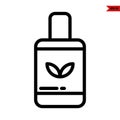 illustration of mouthwash line icon