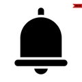 illustration of bell glyph icon