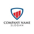investment logo 2 icon template Royalty Free Stock Photo
