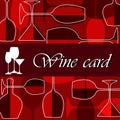 Template of alcohol card Royalty Free Stock Photo