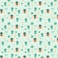 Cute frogs pattern