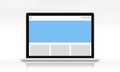 Template Badge Layout Mock-up Visual Blank Concept Royalty Free Stock Photo