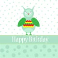 Template bithday greeting card