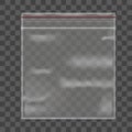 Template Blank Transparent Package. Vector