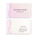 Template business card for Wedding Salon.