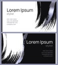 Template business cards for stylist or beauty salon