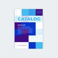 Template for business design of catalog cover