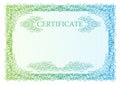 Template certificate, currency and diplomas. Royalty Free Stock Photo