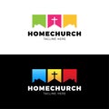 Template christian logo, emblem for school, college, seminary, church, organization