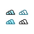 Template clouds logo, cloud computing template. creative. internet global