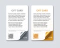 Template color gift cards