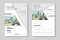 Template Design Brochure, Annual Report, Magazine, Poster, Corporate Presentation, Portfolio, Flyer With Copy Space Royalty Free Stock Photo