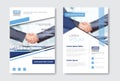 Template Design Brochure Set, Annual Report, Magazine, Poster, Corporate Presentation, Portfolio, Flyer Collection With