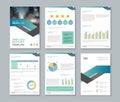 Template design for company profile ,annual report , brochure , flyer Royalty Free Stock Photo