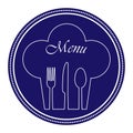 Logo template for restaurant, catering or gastro service menu design