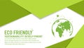 Template design for ECO friendly, Sustainability development and Global Green Industries Business concept