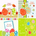 Template Easter greeting card