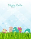 Template Easter greeting card