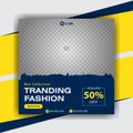 Template Feed For Social Media Ad, Design For Fashion Sale