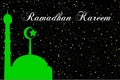 Template Greeting or Background, Ramadhan Kareem