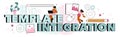 Template integration typographic header. Website constructing. Typersetter