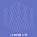 Template isometric grid