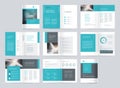 Template layout design with cover page for company profile ,annual report , brochures,proposal , flyers, leaflet, magazine,book co Royalty Free Stock Photo