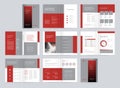 Template layout design with cover page for company profile ,annual report , brochures,proposal , flyers, leaflet, magazine,book co Royalty Free Stock Photo