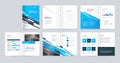 Template layout design with cover page for company profile ,annual report , brochures,proposal , flyers, leaflet, magazine,book co Royalty Free Stock Photo