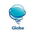 Template logo design globe Royalty Free Stock Photo