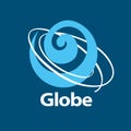 Template logo design globe Royalty Free Stock Photo