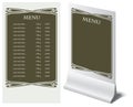 Template for menu