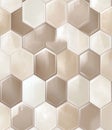 Template with modern seamless design. Geometric background featuring modern aesthetics. Repeating hexagonal pattern Royalty Free Stock Photo